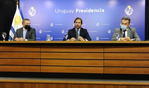 La intención del presidente Lacalle Pou era que la normativa fuese aprobada con celeridad - Crédito: Presidencia Uruguay